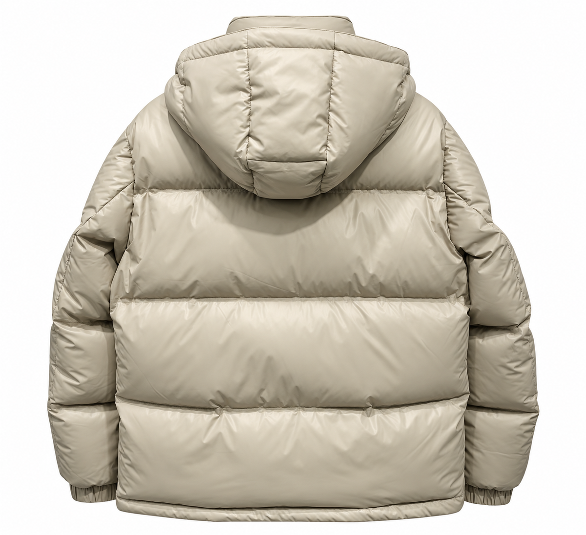 Prada Re-Nylon Puffer Jacket – Beige