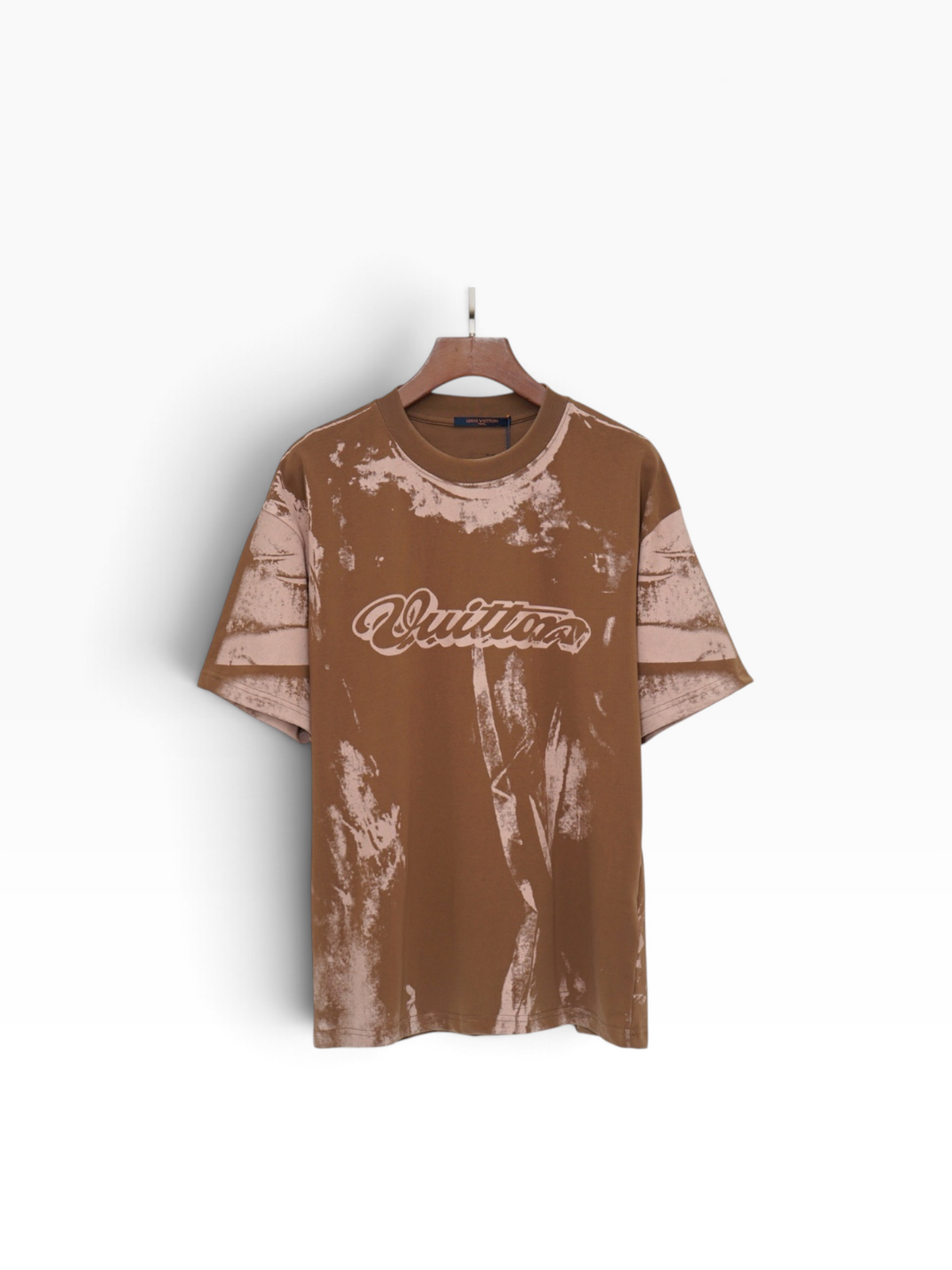 Louis Vuitton Bleach Splatter Logo T-Shirt – Brown