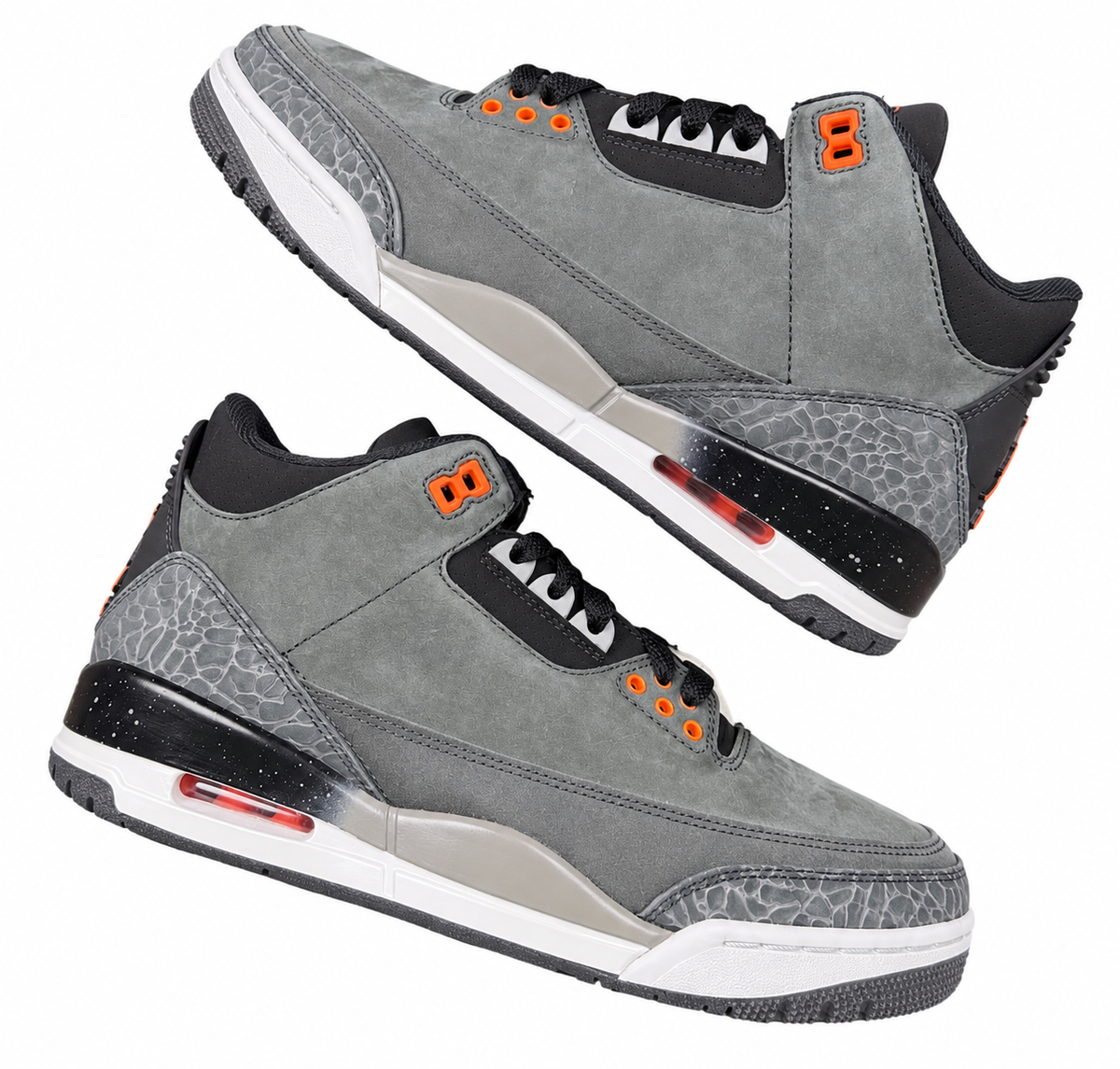 Air Jordan 3 Retro “Cool Grey” – Grey/Orange