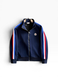 Moncler Navy Blue Tricolor Track Jacket