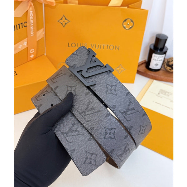 Louis Vuitton LV Initiales Monogram Belt – Grey/Black