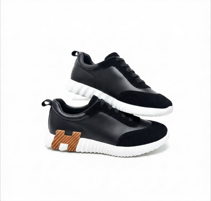 Sneakers Bouncing Hermès – noir/marron