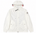 Moncler White Hooded Windbreaker