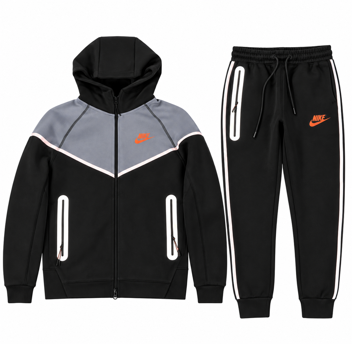 Nike Tech Fleece Tracksuit- Black/Grey