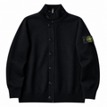 Stone Island Wool Cardigan – Black
