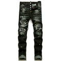 Dsquared2 Black Washed Distressed Jeans
