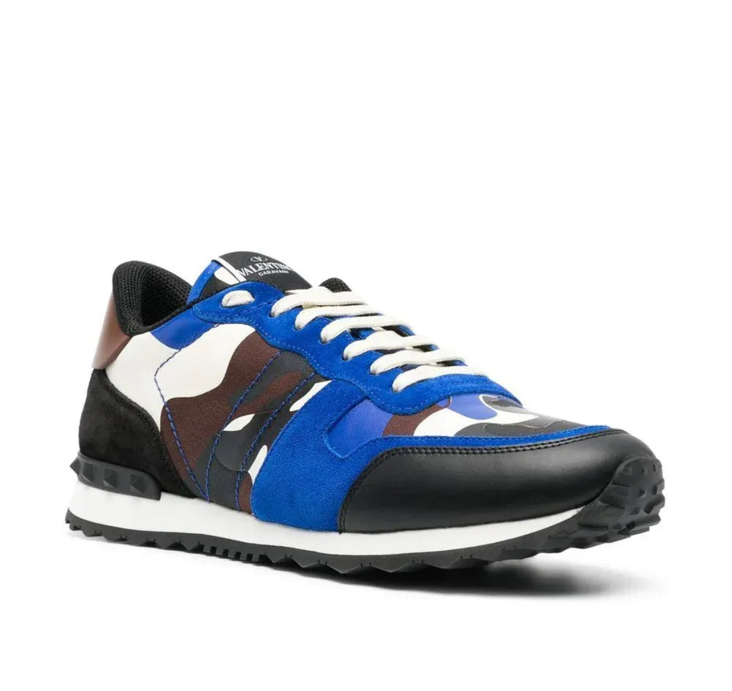 Valentino Garavani Rockrunner Sneakers – Blue/Camo