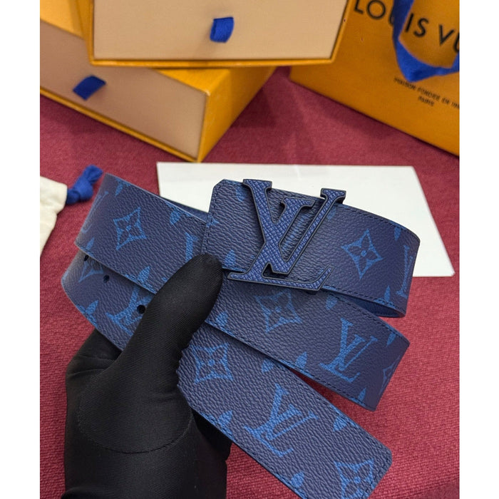 Cintura Louis Vuitton LV Initiales – Blu/Blu Monogram