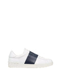 Valentino Garavani Open Sneakers – White/Blue Rockstud