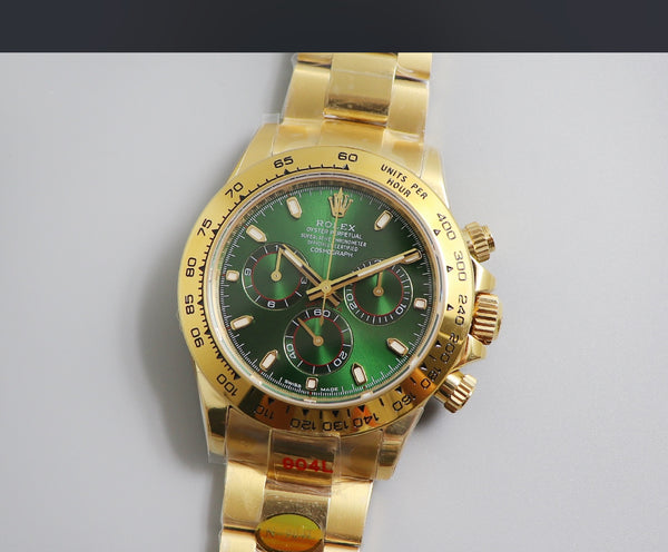 Rolex Daytona Cosmograph – Yellow Gold/Green Dial