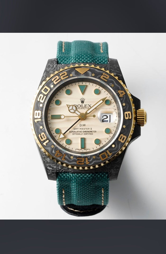 Rolex GMT-Master II Custom Carbon Gold