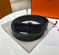 Hermès H Belt – Black/Gunmetal