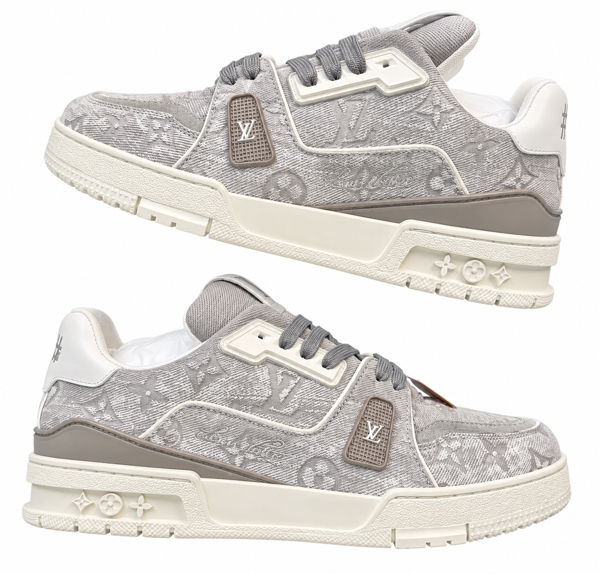 Louis Vuitton LV Trainer Sneaker – Grey/White