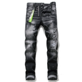 Dsquared2 Black Washed Distressed Slim Fit Jeans