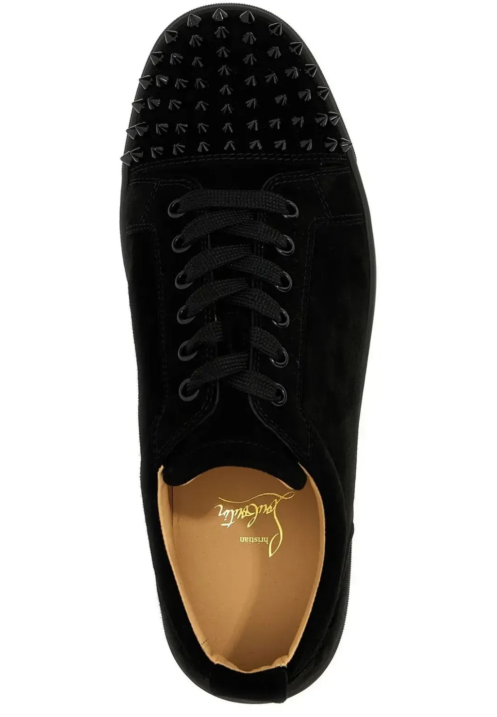 Christian Louboutin Louis Junior Spikes Sneakers - Black