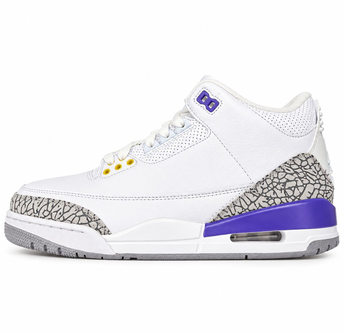 Air Jordan 3 “Kobe PE” – White/Grey/Purple/Yellow