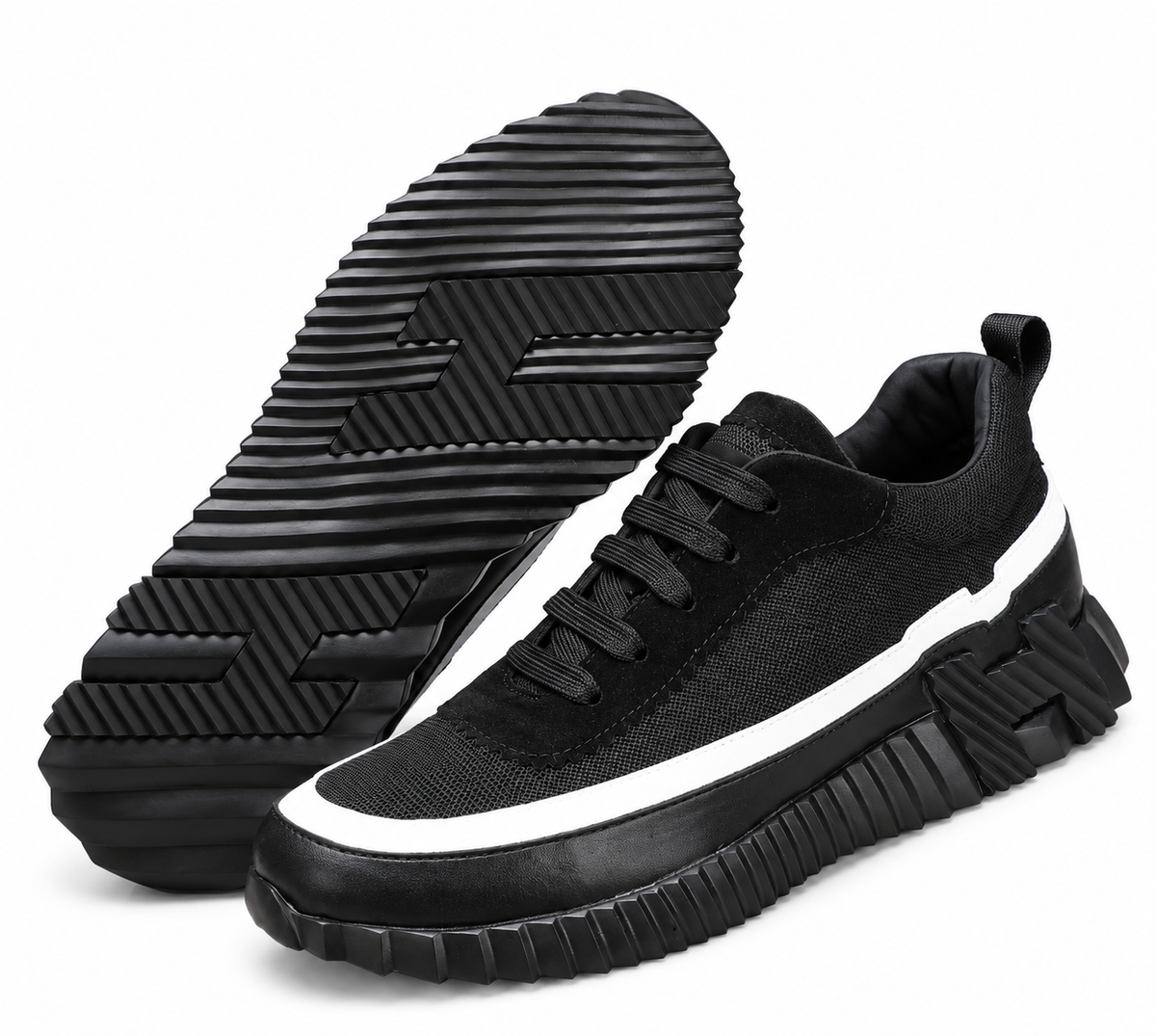 Hermès Bouncing Sneaker - Black/White
