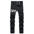 Amiri Black Logo Print Jeans