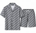 Dior Chez Moi Shirt & Shorts Set – Blue Dior Oblique