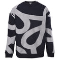 Pull Loewe Anagram en jacquard – Bleu marine/gris