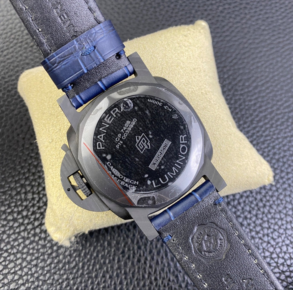 Panerai Luminor Marina Carbotech – Black/Blue Leather