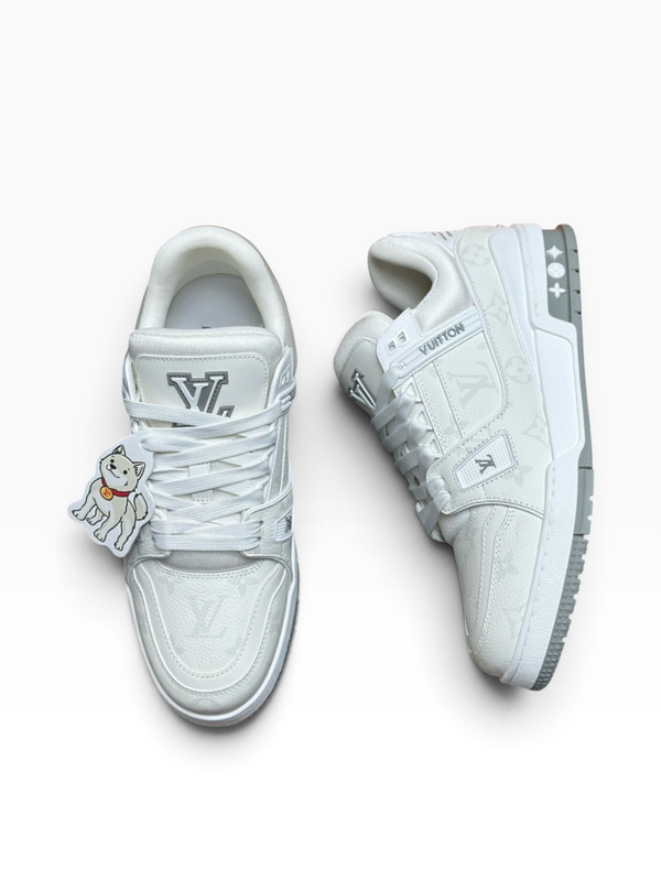 Sneakers LV Trainer con monogramma bianco