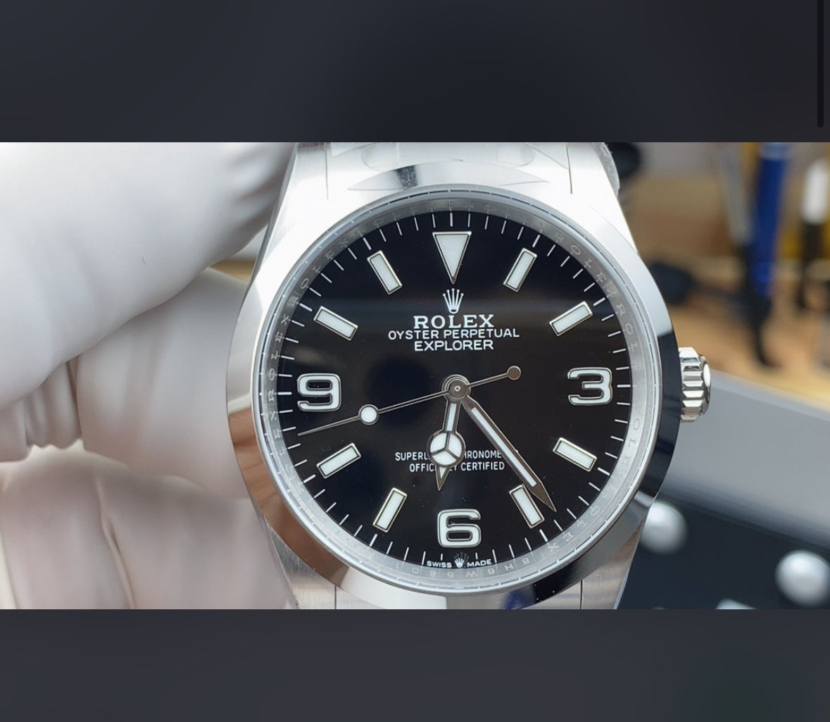 Rolex Explorer – Black Dial/Steel