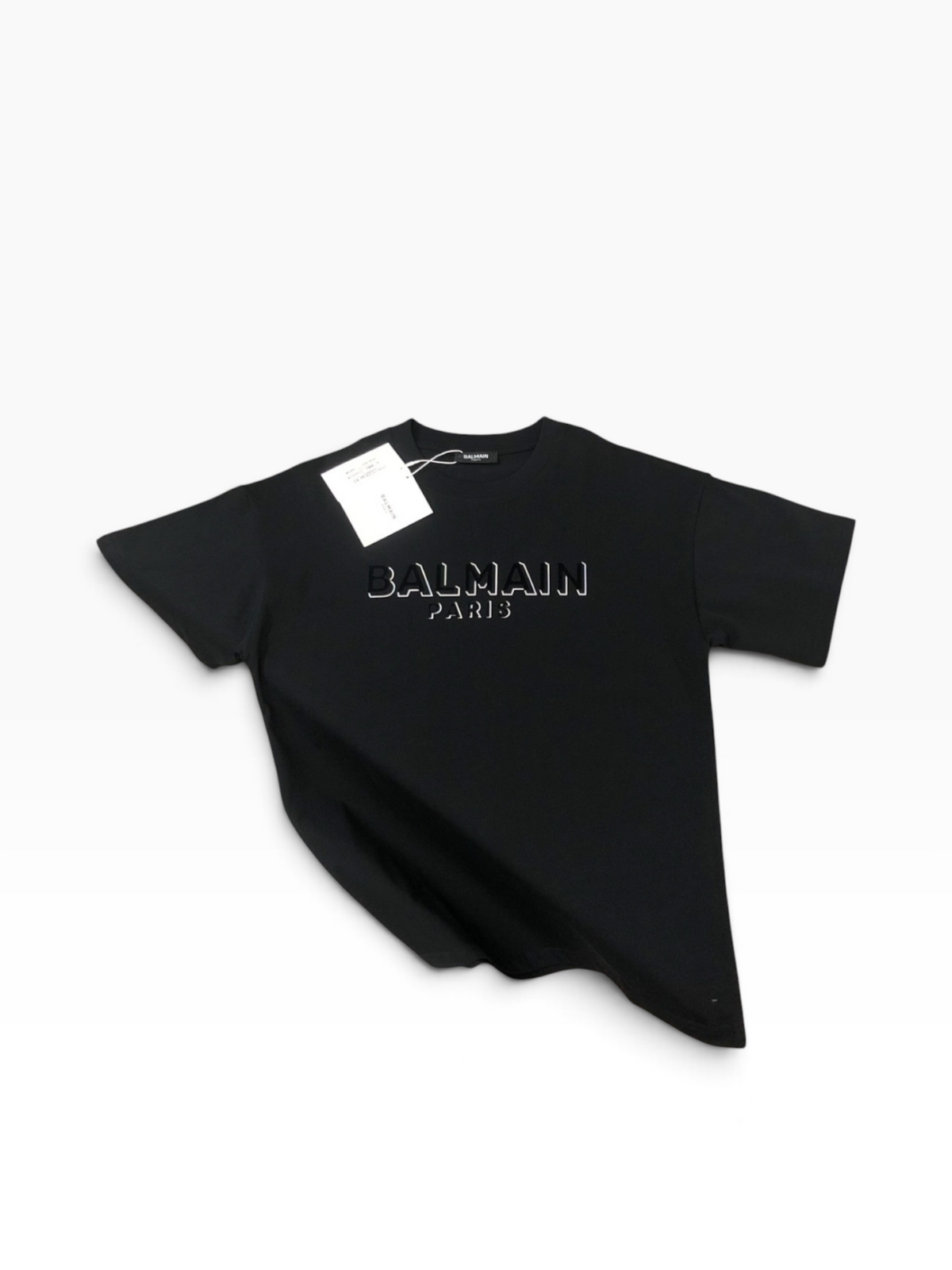 Balmain Paris Logo T-Shirt – Black