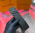 Louis Vuitton Initiales Belt – Black/Grey