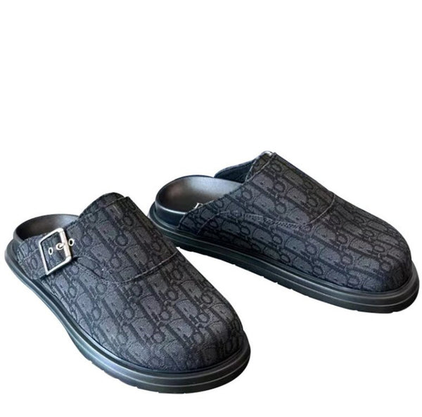 Dior Oblique Mule Tofflor Svart