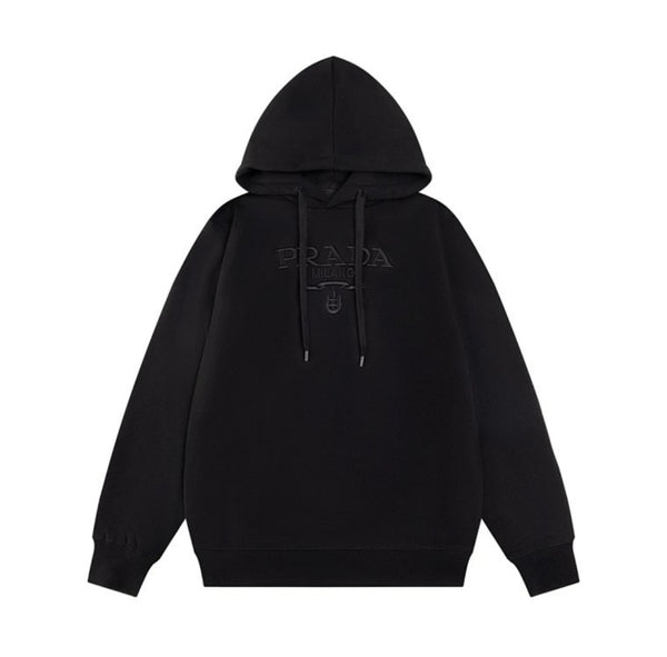 Felpa con logo Prada Milano – Nero