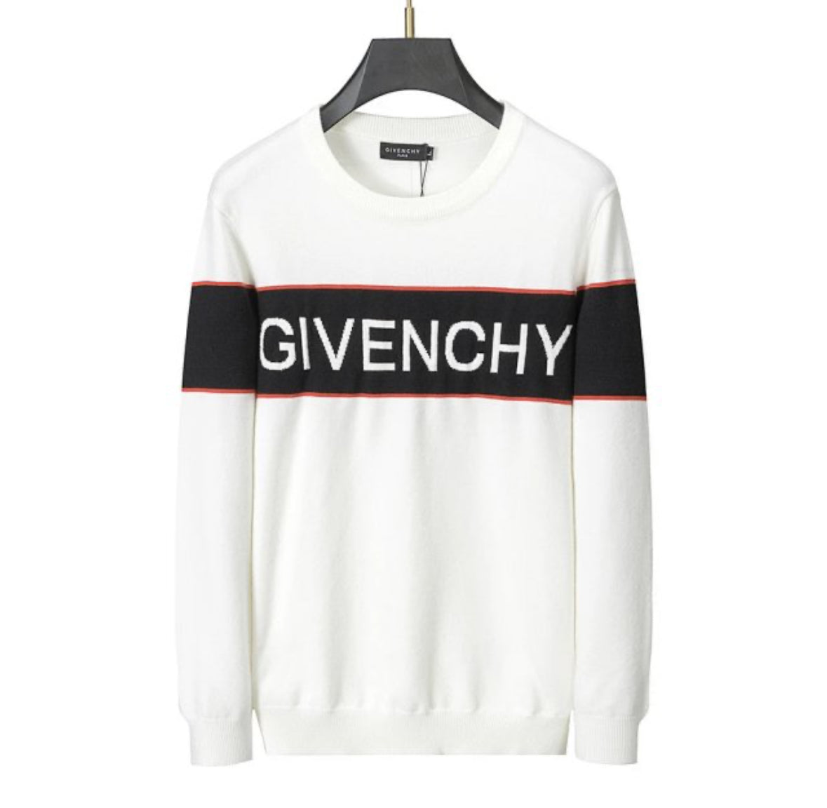 Givenchy Logo Band Crewneck Sweater