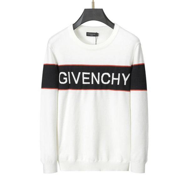 Maglione girocollo con logo Givenchy sulla banda