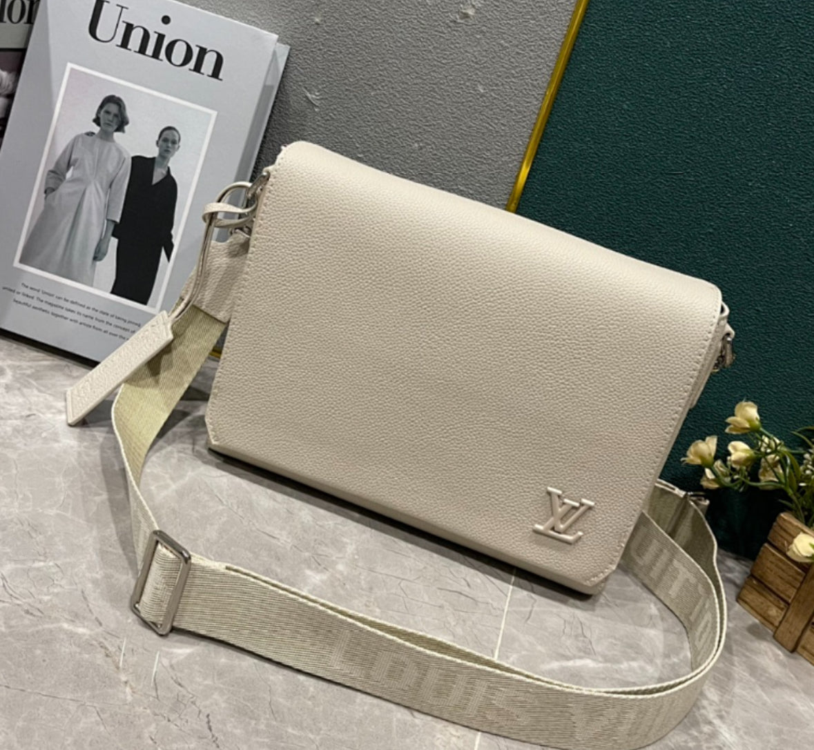 Louis Vuitton Flap Soft Trunk Messenger – White