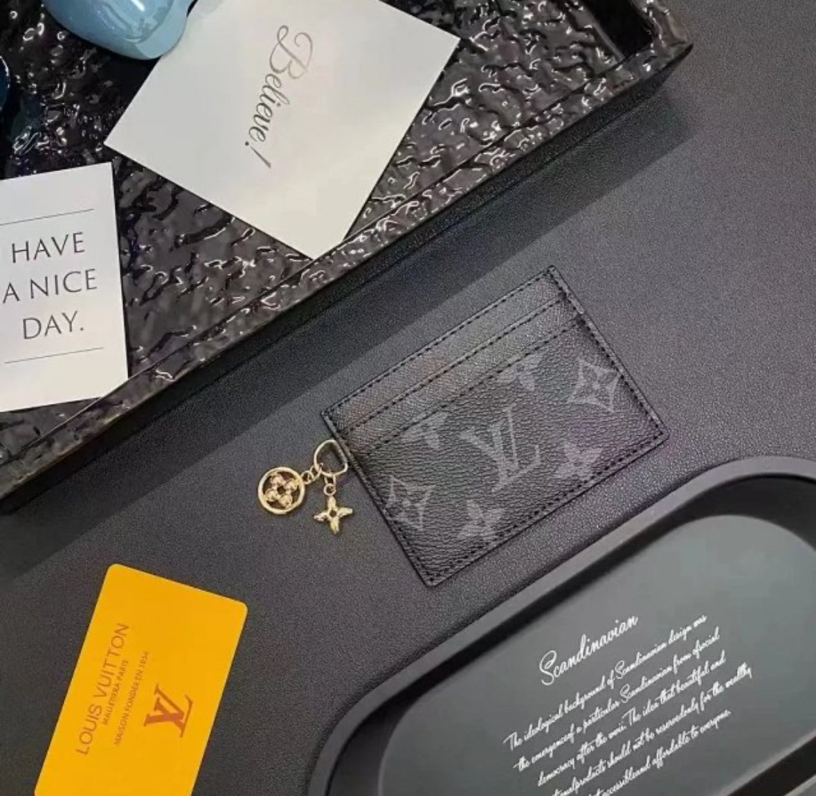 Louis Vuitton Card Holder – Monogram Eclipse
