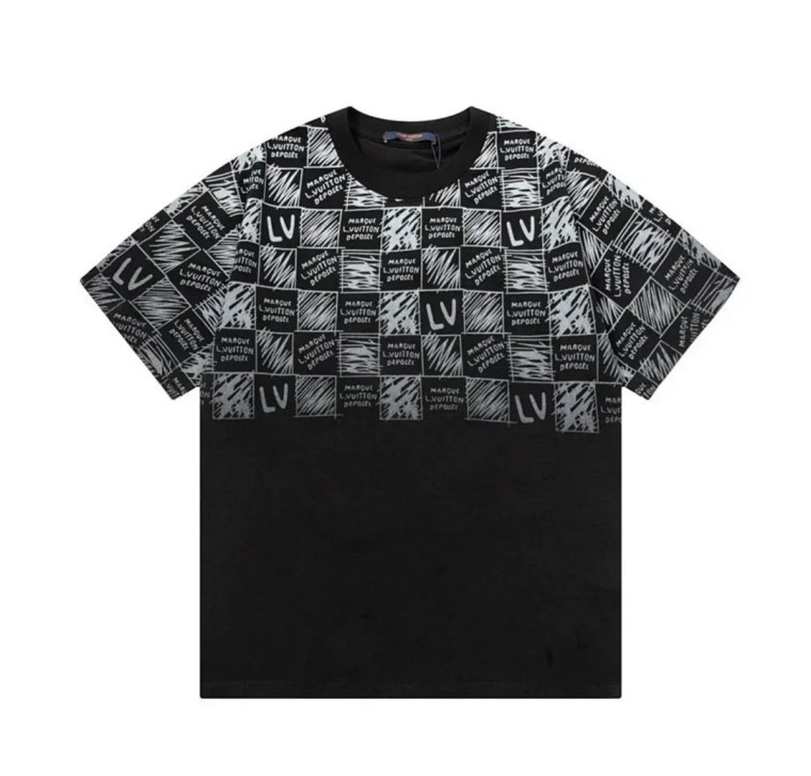 Louis Vuitton Scribble Monogram T-Shirt – Black/White