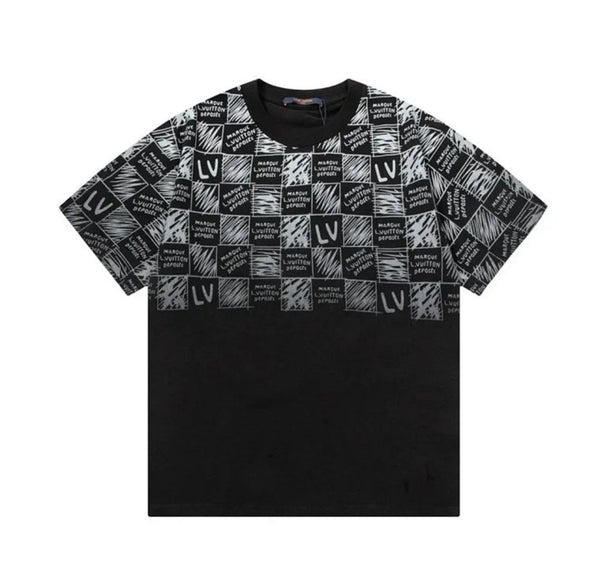 Louis Vuitton Scribble Monogram T-Shirt – Black/White