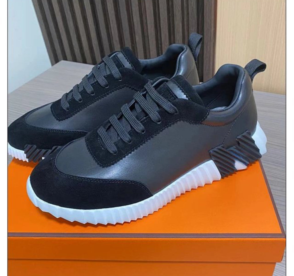 Hermès Bouncing Sneaker - Black/White