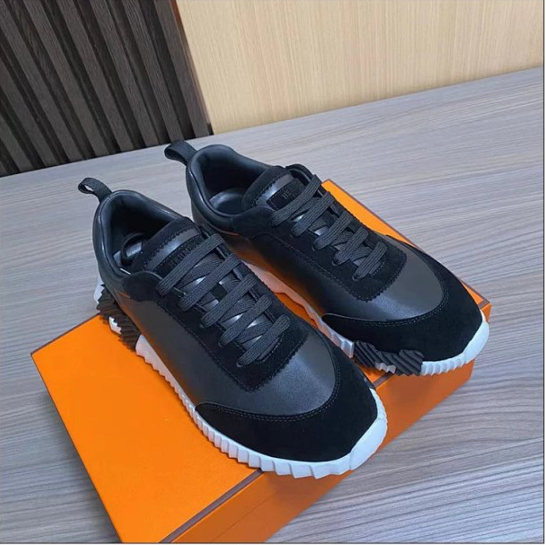 Hermès Bouncing Sneaker - Black/White