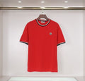 Moncler Tricolor Collar T-Shirt-Red
