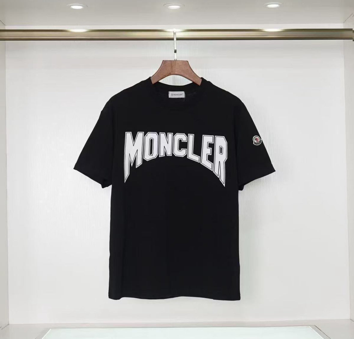 Moncler Varsity Logo T-Shirt – Black