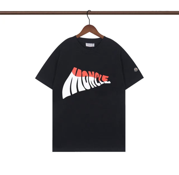 Moncler Distorted Logo T-Shirt – Black