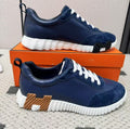 Hermès Bouncing Sneaker-Blue/Brown
