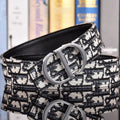 Dior Oblique Saddle Belt – Black