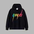 Gucci GG Lightning Logo Hoodie – Black