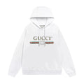 Gucci Web Stripe GG Logo Hoodie – White