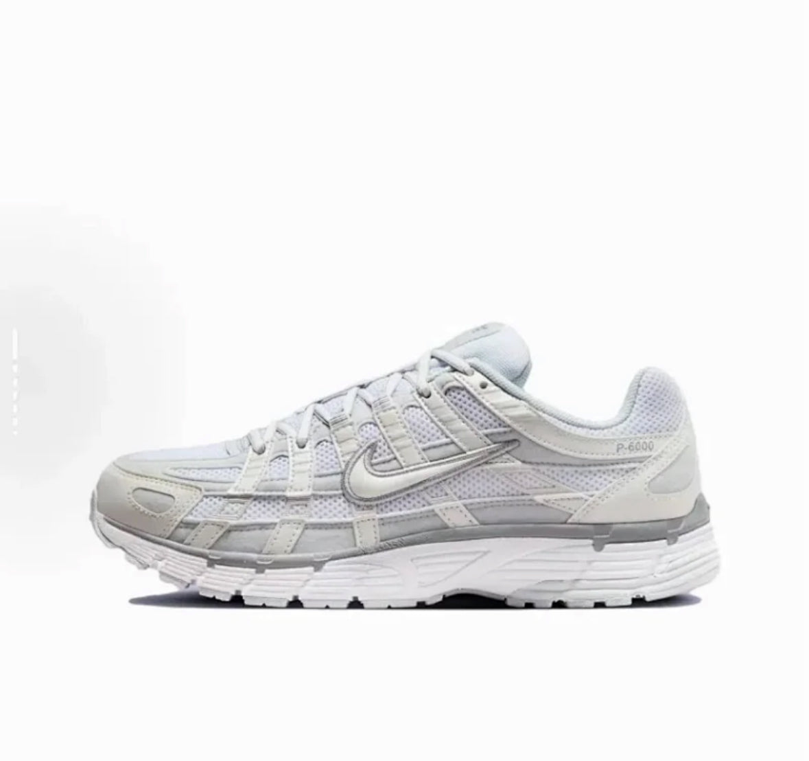Nike P-6000 – White/Silver