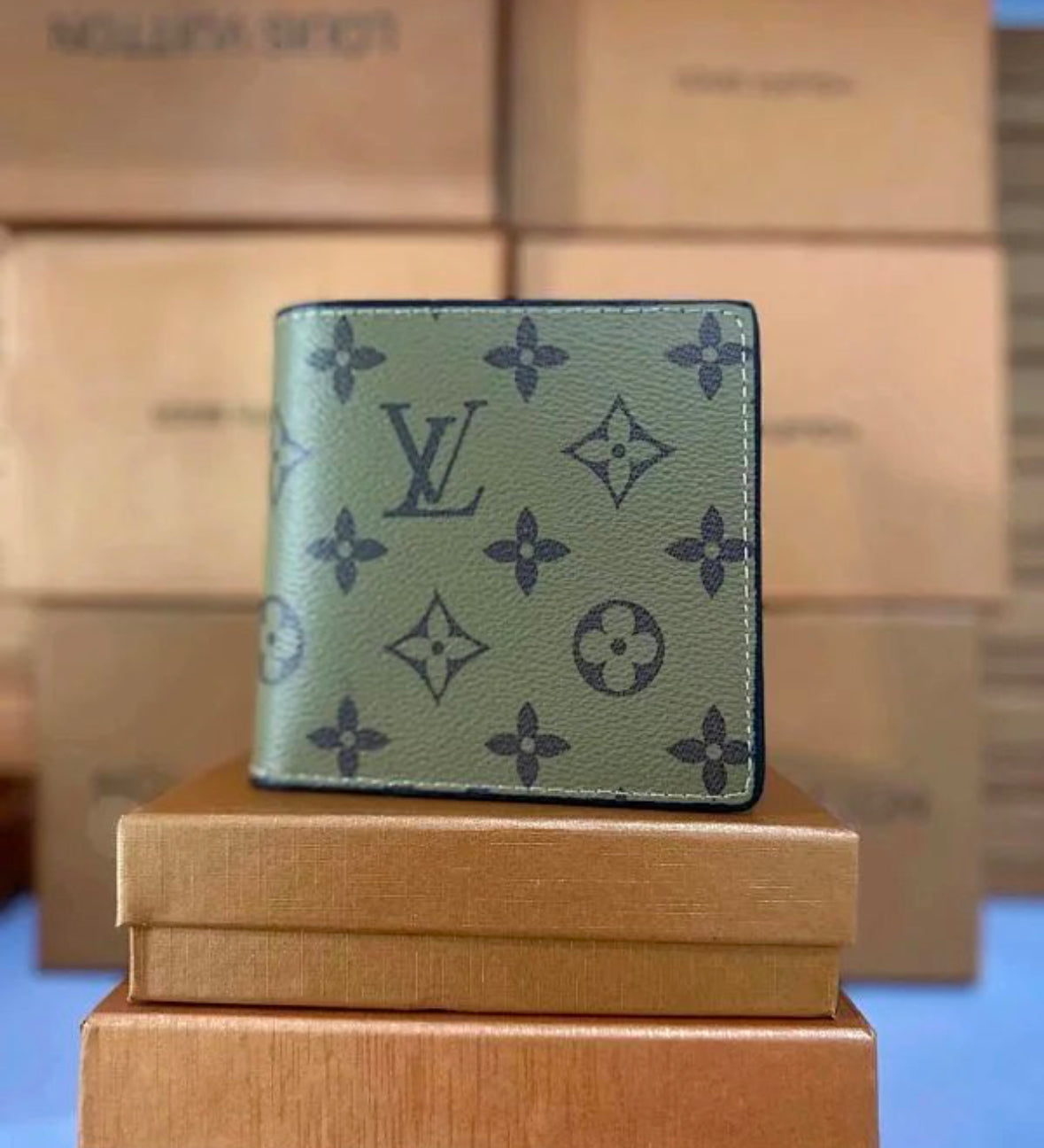 Louis Vuitton Multiple Wallet – Khaki/Green