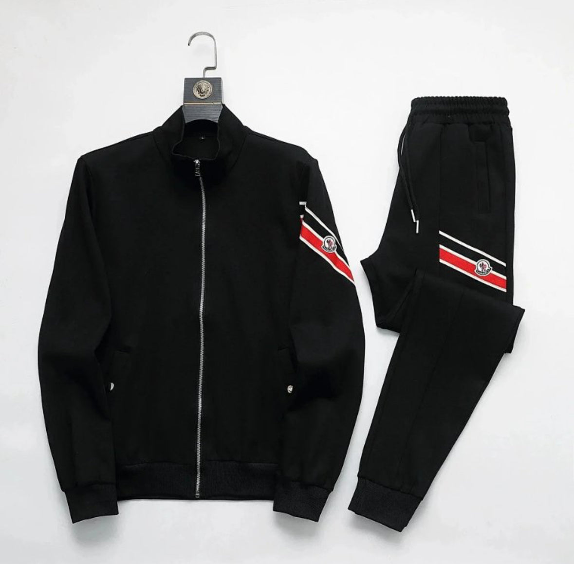 Moncler Tracksuit Black/Red