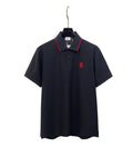 Burberry Equestrian Knight Polo – Black/Red